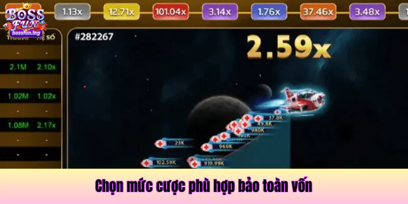 Chọn mức cược Nổ Hũ phù hợp